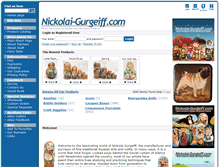 Tablet Screenshot of nickolai-gurgeiff.com